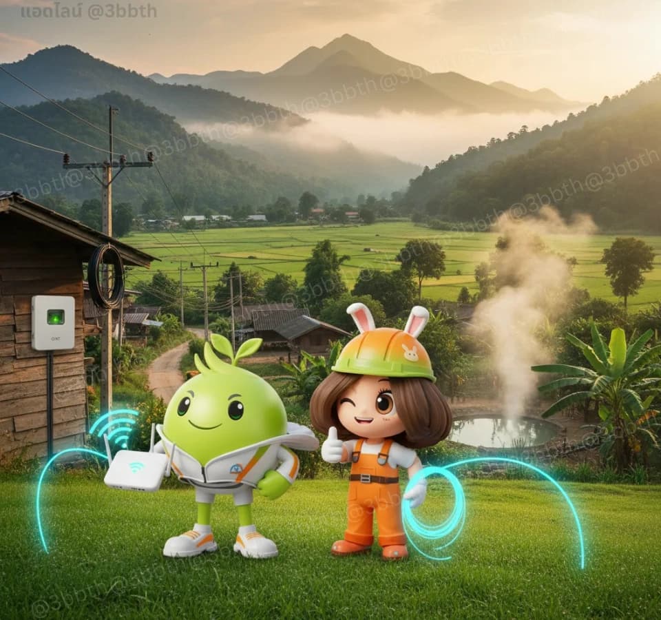 3BB เน็ตบ้านไฟเบอร์ อำเภอแม่อาย เชียงใหม่