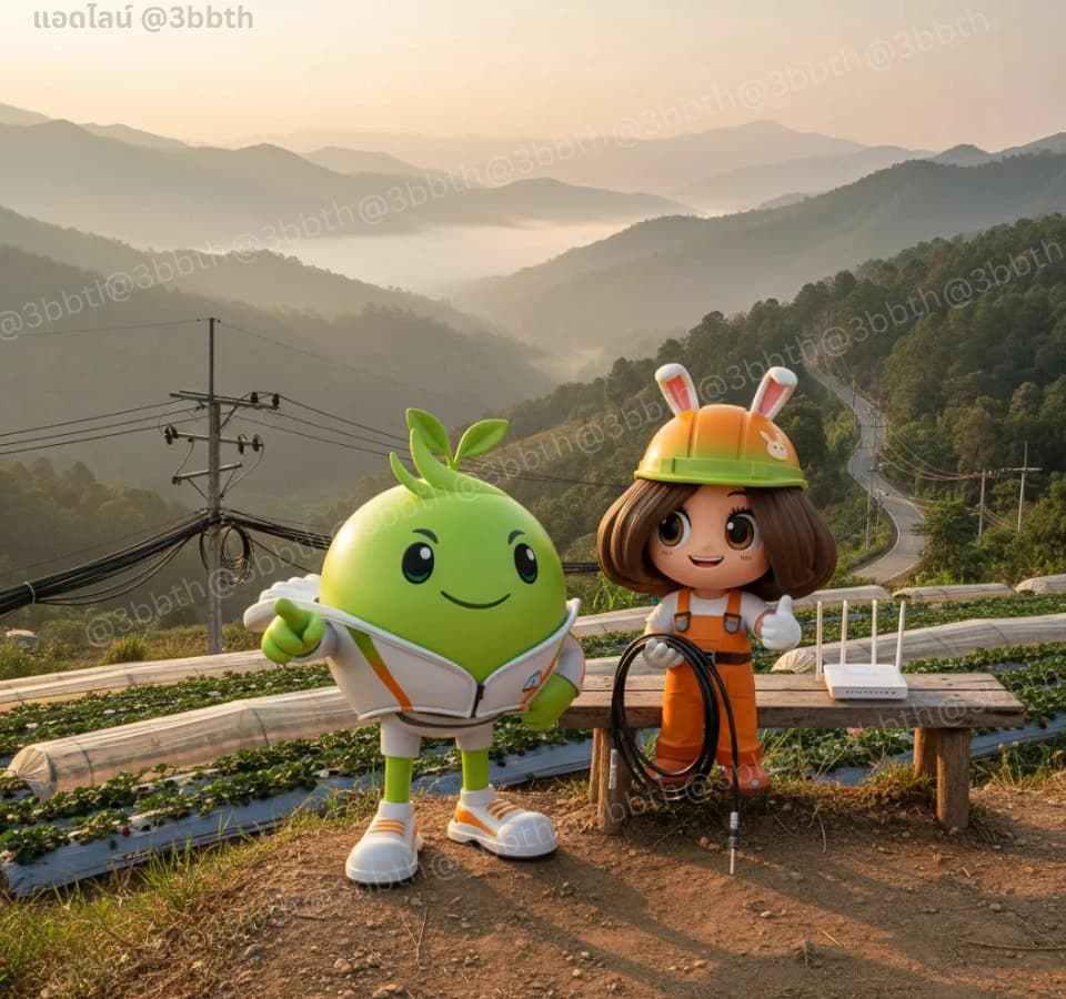 3BB เน็ตบ้านไฟเบอร์ อำเภอแม่วาง เชียงใหม่