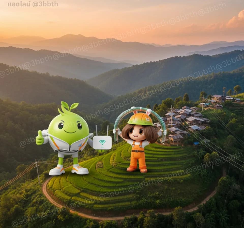 3BB เน็ตบ้านไฟเบอร์ อำเภออมก๋อย เชียงใหม่