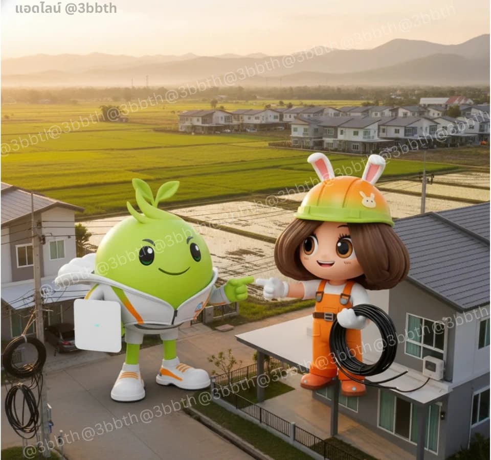 3BB เน็ตบ้านไฟเบอร์ อำเภอสันทราย เชียงใหม่